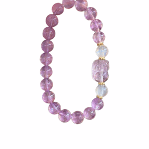 Amethyst Moonstone Bracelet – Fire & Water Energy Balance